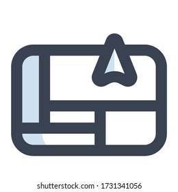 Maps Icon, Map and Navigation Place and other Icon For User Interface Or Website