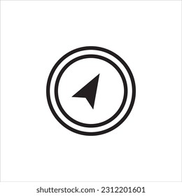 maps icon simple design logo