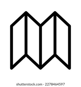 Maps Icon Vector Symbol Design Illustration