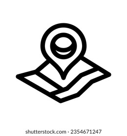 Maps Icon Vector Symbol Design Illustration