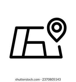 Maps Icon Vector Symbol Design Illustration