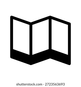 Maps Icon Vector Symbol Design Illustration