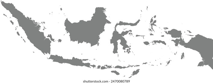 Maps of Indonesia vector logo