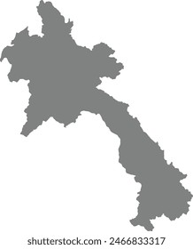 Maps of Laos vector logo