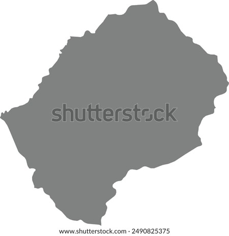 Maps of Lesotho logo vector