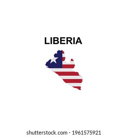 Karte des Liberia-Symbols