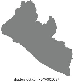 Maps of Liberia logo vector