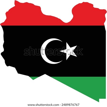 Maps of Libya logo vector