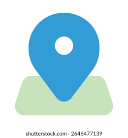 maps and location duo tone icon editable vektor