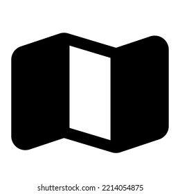 maps location icon outline style
