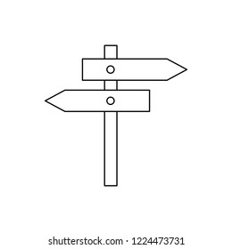 Maps & Location line black icon