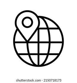 Mapas y ubicación en un estilo moderno y plano. diseño simple para gráficos, logotipos, sitios web, medios sociales, interfaz de usuario, aplicaciones móviles, EPS10