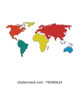 Maps logo design vector illustration