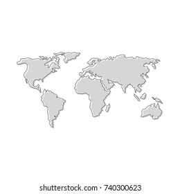 Maps logo design vector illustration
