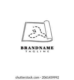 Design des Kartenzeichens moderne Vektorgrafik