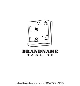 maps logo icon design template modern illustration