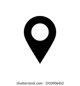 Maps marker icon vector. Pin location symbol vector illustration