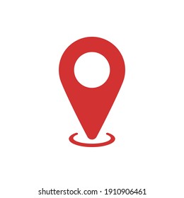 Maps marker icon vector. Pin location symbol vector illustration