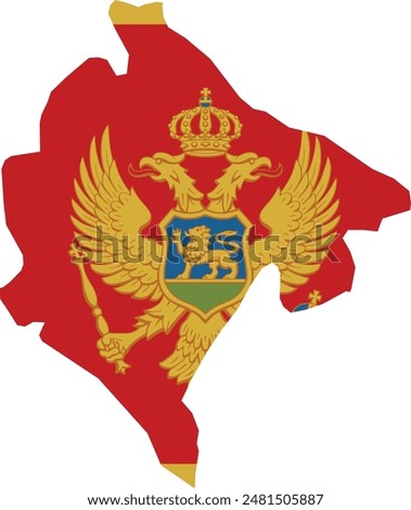 Maps of Montenegro LOGO VECTOR