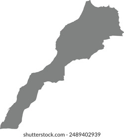 Maps of Morocco ogo Vector