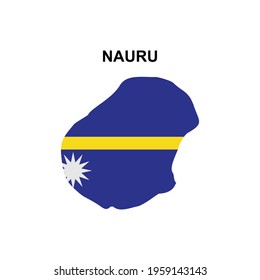 maps of Nauru icon vector sign symbol