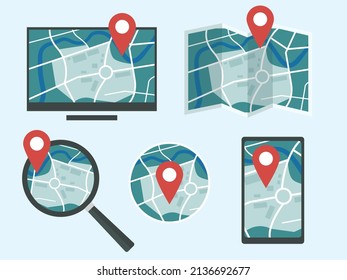 Mapas y navegación detallados a todo color