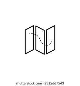 Maps navigation Icon Easy Graphic Design Back Editing EPS 10