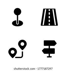Maps & navigation icon set = point maker, way, pin navigation, sign board.
Perfect for website mobile app, presentation, illustration and any other projects.