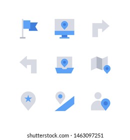 Maps and Navigation icons in for any purposes. Perfect for website mobile app presentation and any other projects