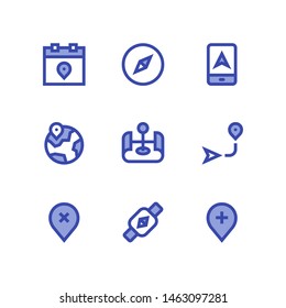 Maps and Navigation icons in for any purposes. Perfect for website mobile app presentation and any other projects