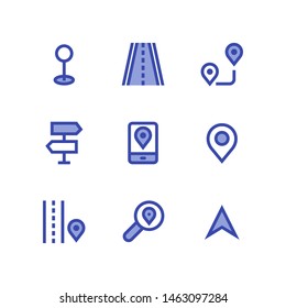 Maps and Navigation icons in for any purposes. Perfect for website mobile app presentation and any other projects