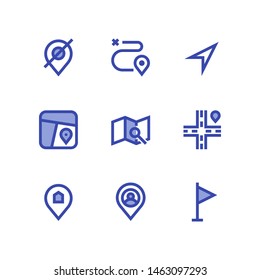 Maps and Navigation icons in for any purposes. Perfect for website mobile app presentation and any other projects