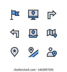 Maps and Navigation icons in for any purposes. Perfect for website mobile app presentation and any other projects