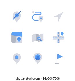 Maps and Navigation icons in for any purposes. Perfect for website mobile app presentation and any other projects