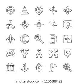 
Maps And Navigation Icons Pack
