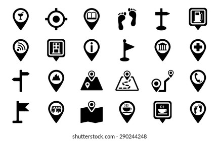 Maps And Navigation Vector Icons 2