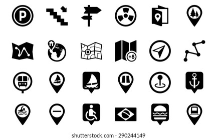 Maps And Navigation Vector Icons 4