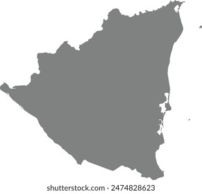 Maps of Nicaragua logo vector