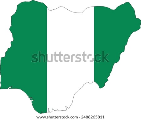 Maps of Nigeria logo vector