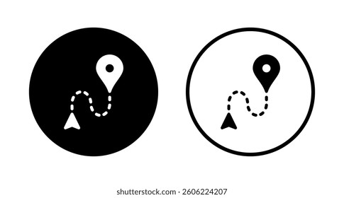 Maps and pin icon logo design. location sign and symbol. geo locate, pointer icon.