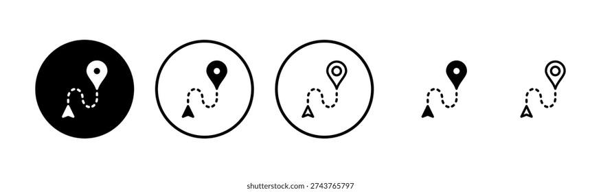 Maps and pin icon logo design. location sign and symbol. geo locate, pointer icon.
