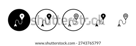 Maps and pin icon logo design. location sign and symbol. geo locate, pointer icon.