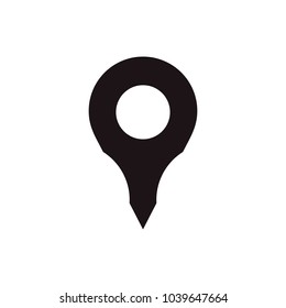 Maps pin. Location pin. Pin icon vector. Location map icon