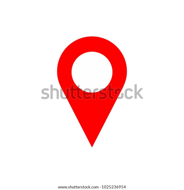Maps pin. Location pin. Pin icon vector. Location
map icon.