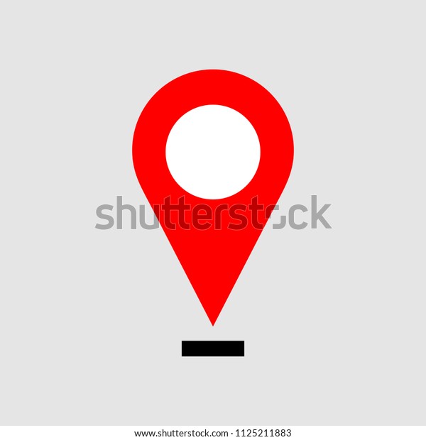 Vektor Stok Maps Pin Location Pin Pin Icon Tanpa Royalti 1125211883 Shutterstock 1244