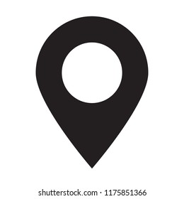Maps pin. Location map icon. Location pin. Pin icon vector.