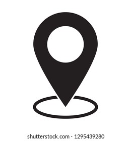 Maps pin. Location map icon.
