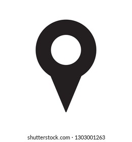 Maps pin. Location map icon.