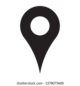 Maps pin. Location map icon.