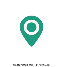 Maps pin. Location map icon.